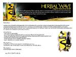 Herbal Wave สมุนไพรและผลไม้นานาชนิดที่ค้นพบ ณ ดินแดนธรรมชาติ